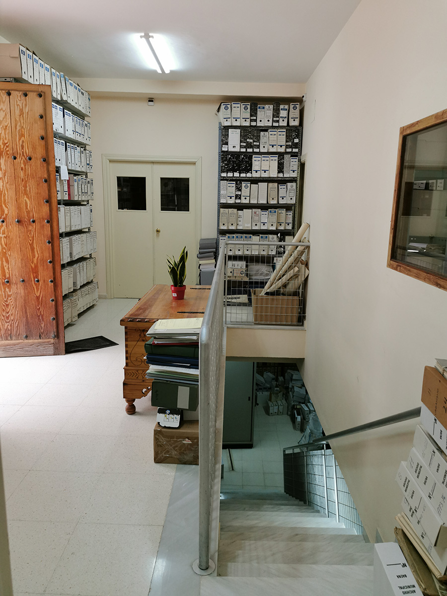 Acceso Depósito Archivo Histórico Municipal de Baena